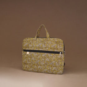 Handcrafted Quilted Laptop Bag (12 x 16 in) 06