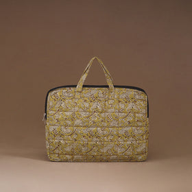Handcrafted Quilted Laptop Bag (12 x 16 in) 06
