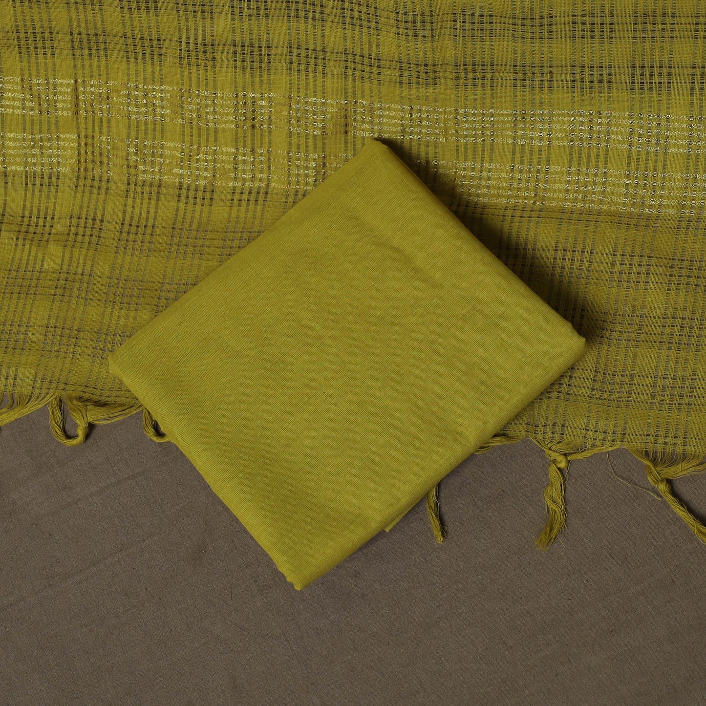 Jacquard Woven Pure Cotton 3pc Unstitched Dress Material Suit Set 112