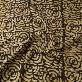 Brown Natural Dyed Cotton Bindaas Block Print Fabric