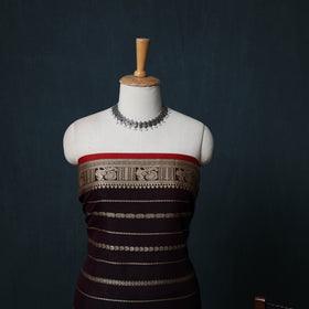 Dharwad Woven Cotton 3pc Unstitched Dress Material Suit Set with Border 39
