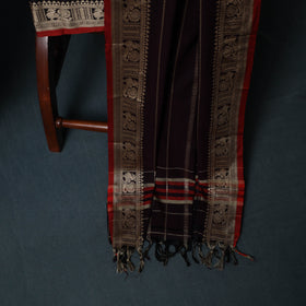 Dharwad Woven Cotton 3pc Unstitched Dress Material Suit Set with Border 39