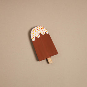 Popsicle - kerala mural handpainted bamboo fridge magnet 31