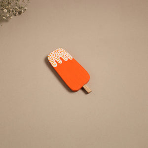 Popsicle - kerala mural handpainted bamboo fridge magnet 32