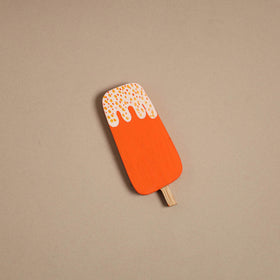 Popsicle - kerala mural handpainted bamboo fridge magnet 32