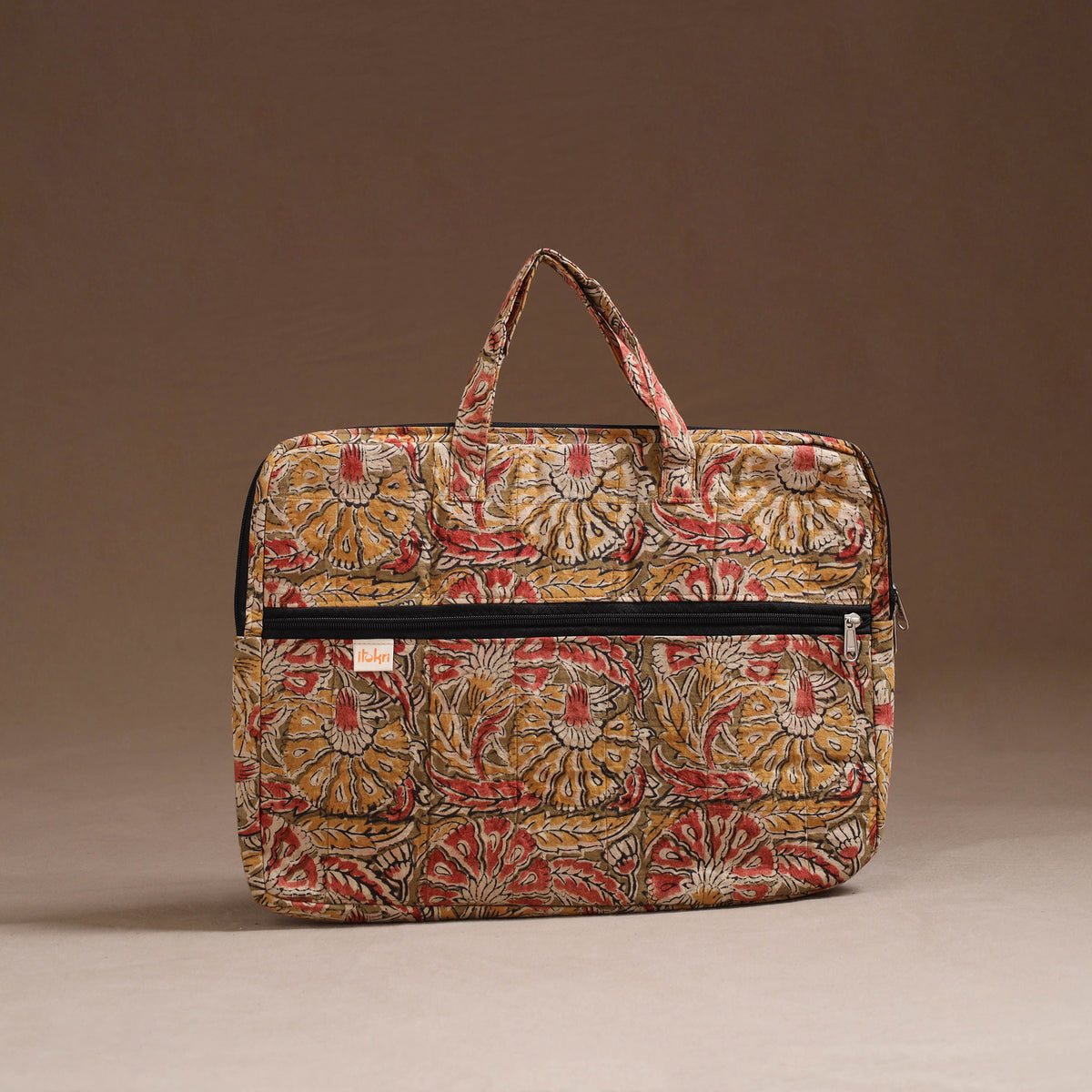 Handcrafted Quilted Laptop Bag (12 x 16 in) 07