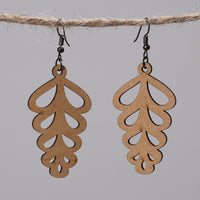 wooden earrings