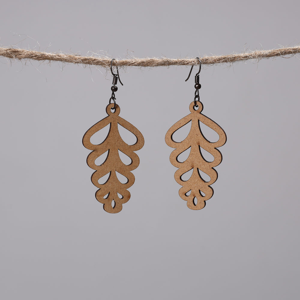 wooden earrings