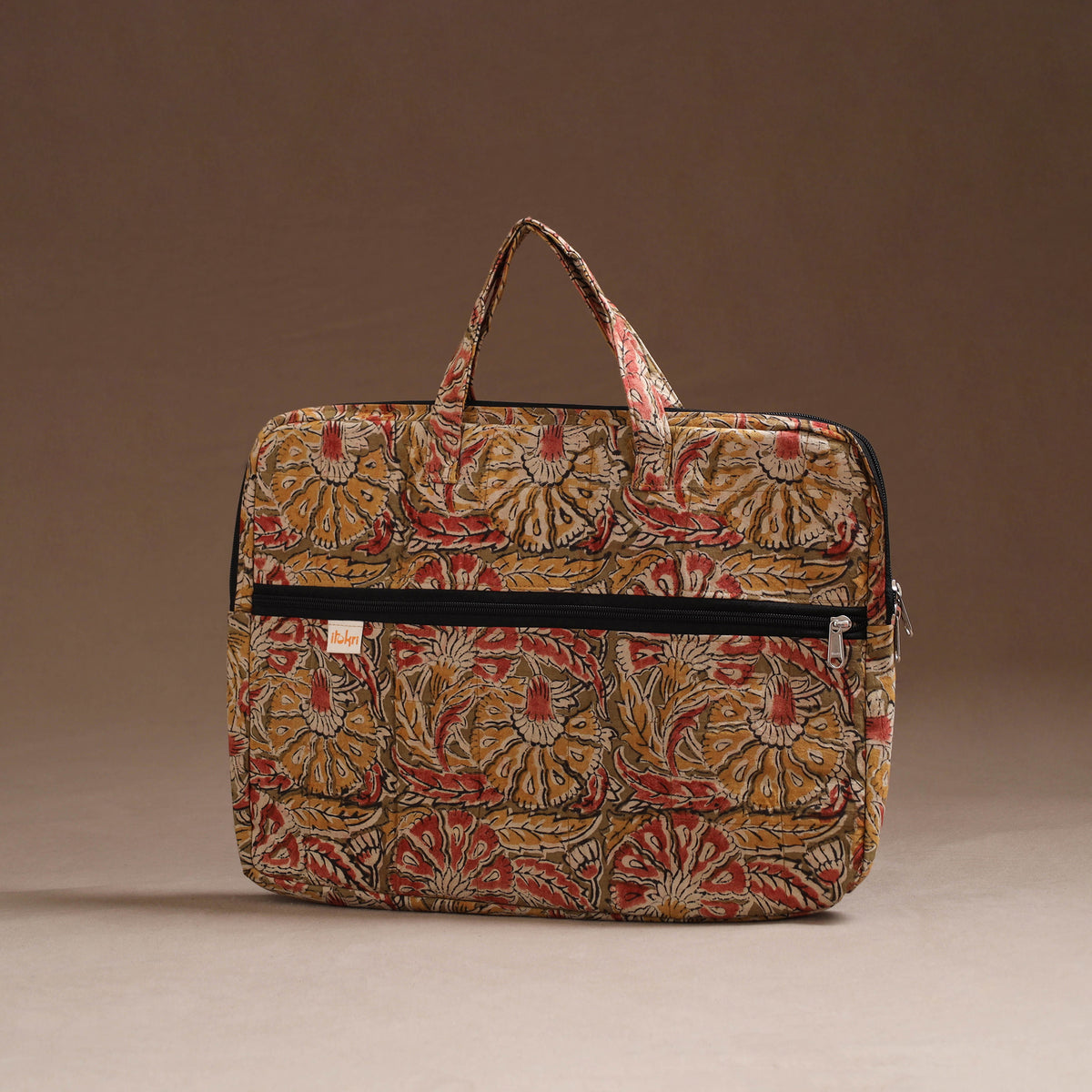 Handcrafted Quilted Laptop Bag (12 x 16 in) 07