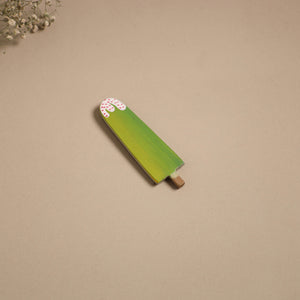 Popsicle - kerala mural handpainted bamboo fridge magnet 34