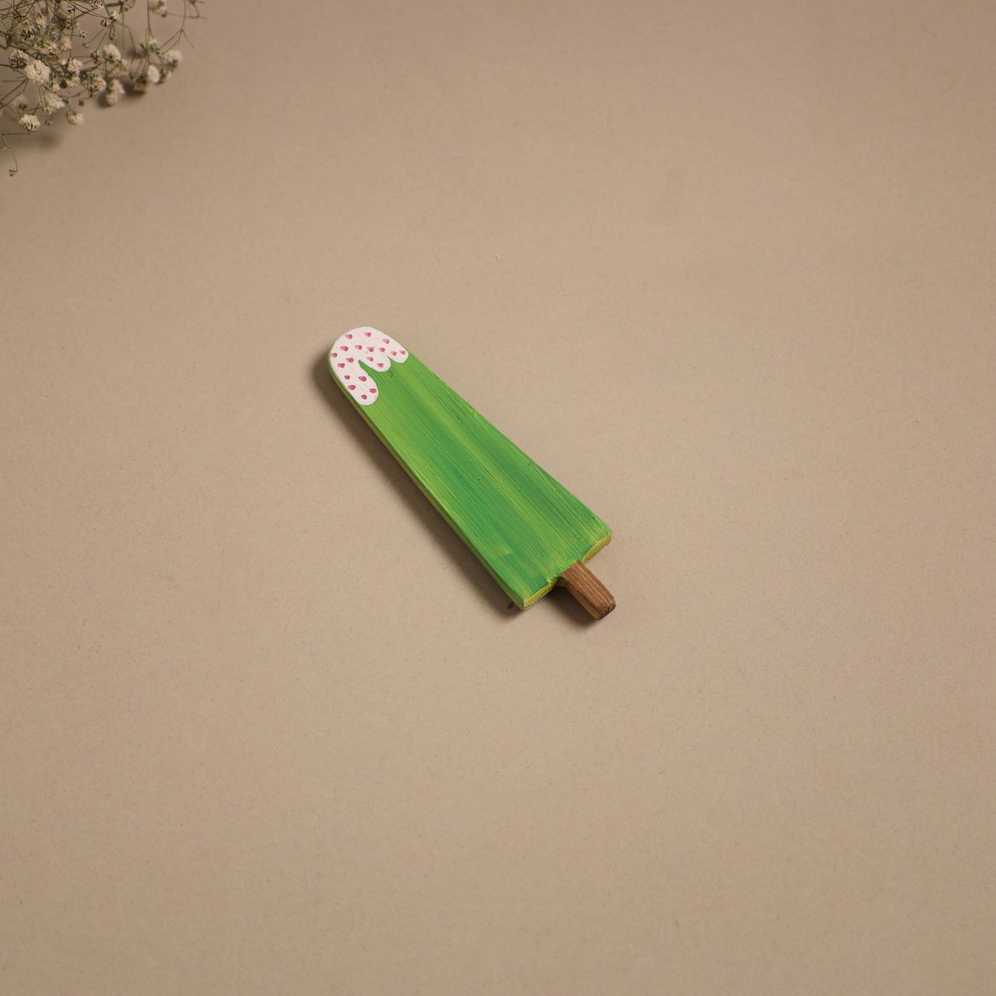 Popsicle - kerala mural handpainted bamboo fridge magnet 35