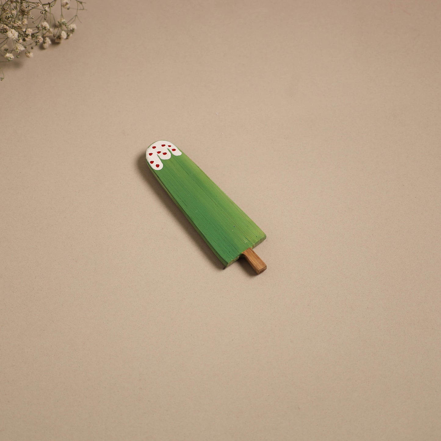 Popsicle - kerala mural handpainted bamboo fridge magnet 36