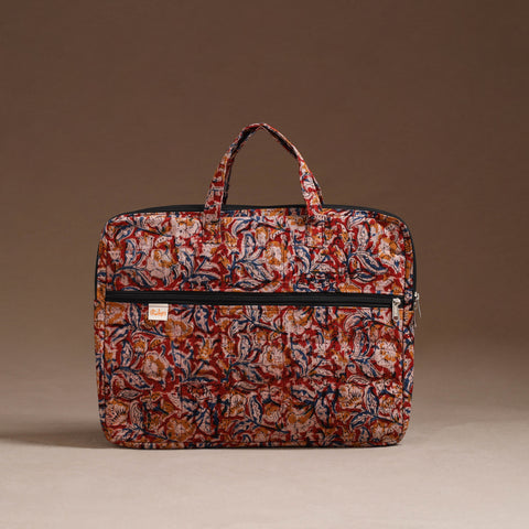 Handcrafted Quilted Laptop Bag (12 x 16 in) 09