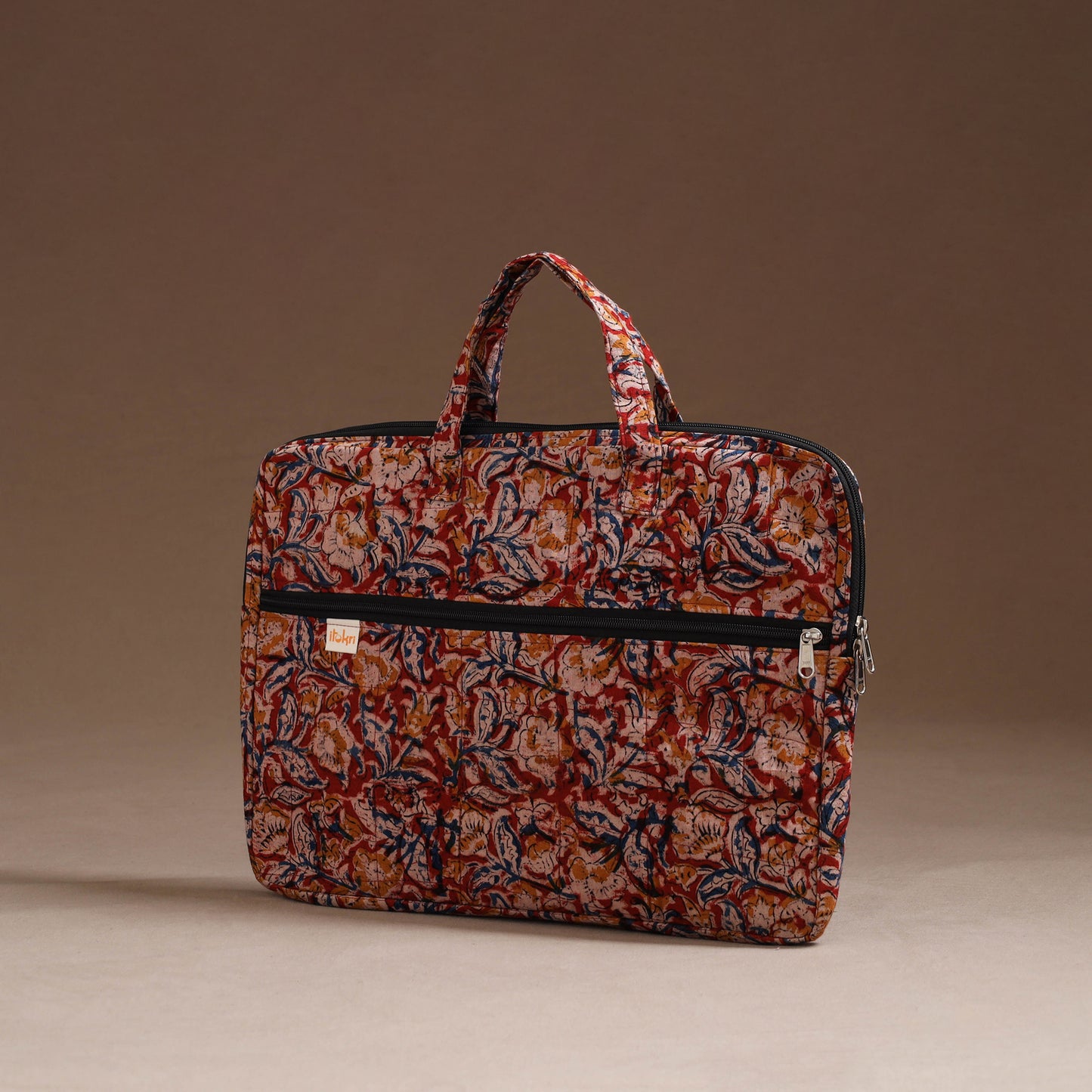 Handcrafted Quilted Laptop Bag (12 x 16 in) 09