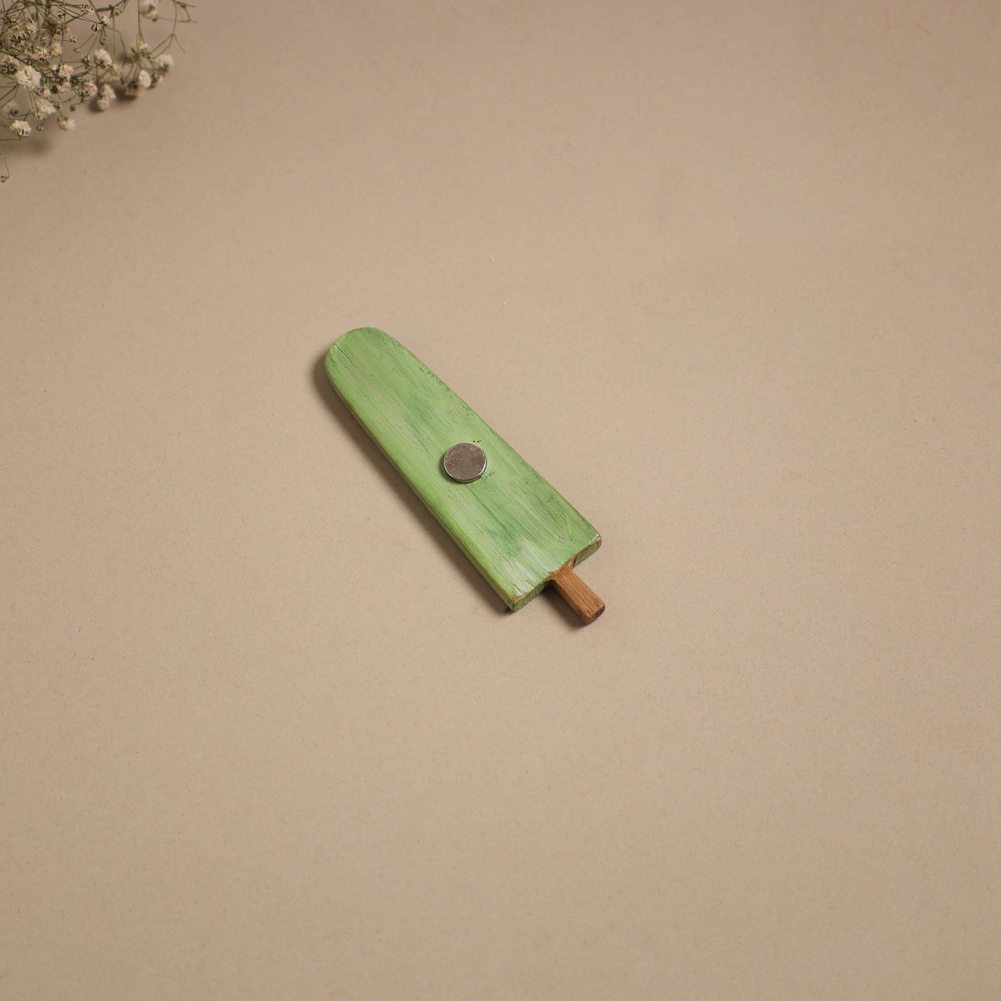 Popsicle - kerala mural handpainted bamboo fridge magnet 36