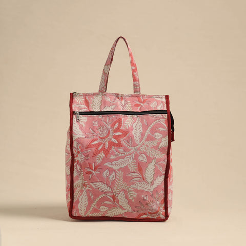  Pink Eco-Friendly Handmade Cotton Handbag for Women