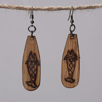 bamboo earrings