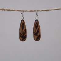 wooden earrings