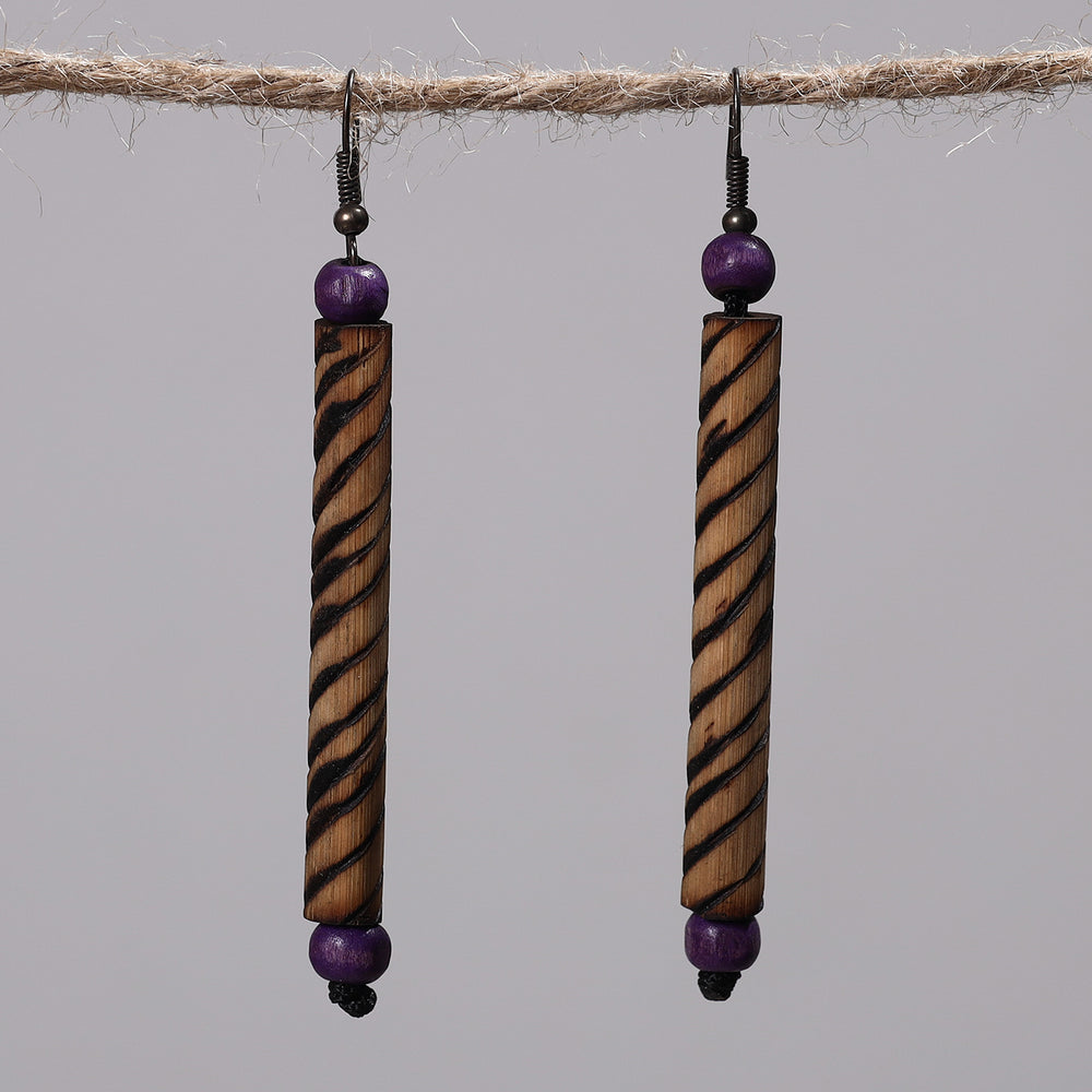 wooden earrings