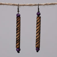 wooden earrings