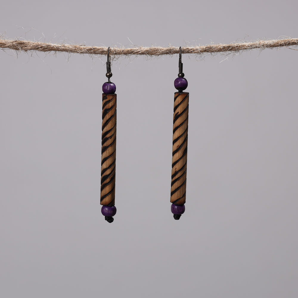 wooden earrings