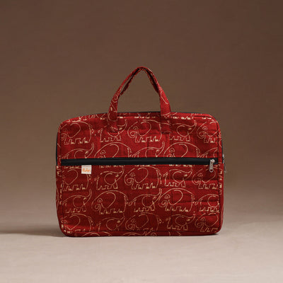 Handcrafted Quilted Laptop Bag (12 x 16 in) 21