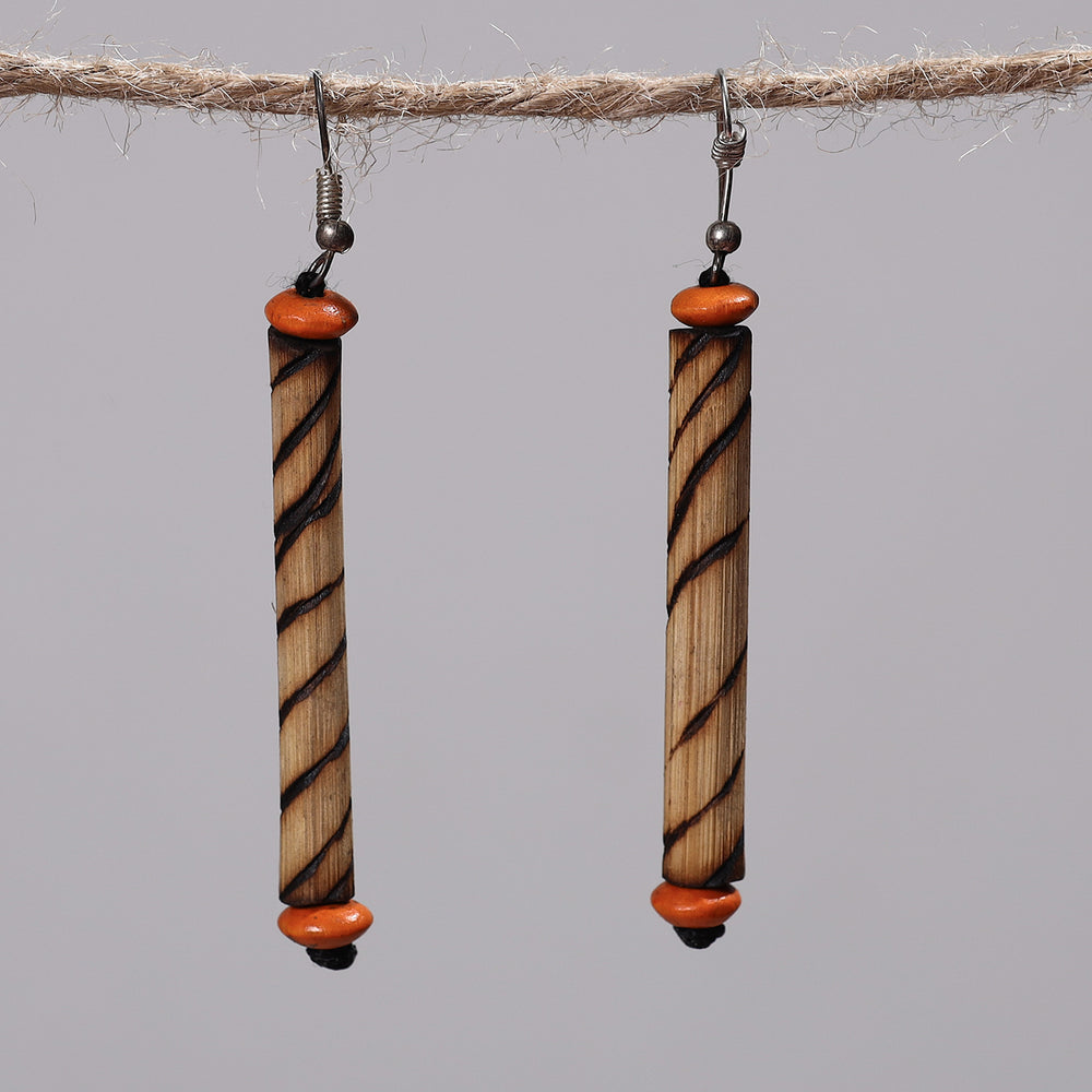 wooden earrings