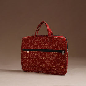 Handcrafted Quilted Laptop Bag (12 x 16 in) 21