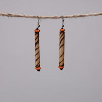 wooden earrings