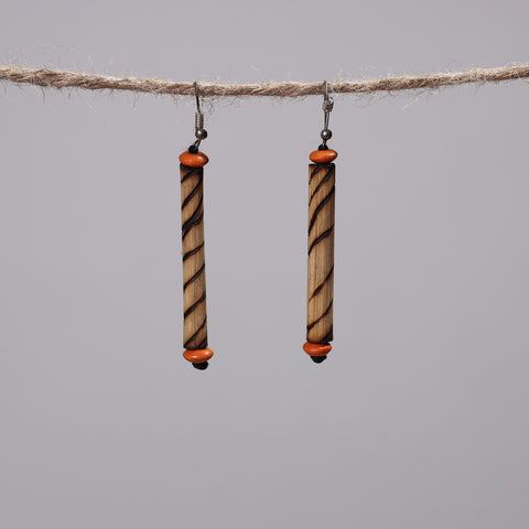 wooden earrings