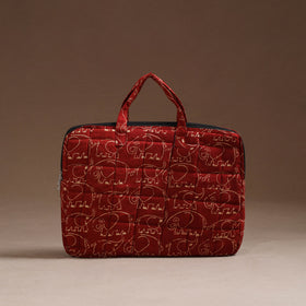 Handcrafted Quilted Laptop Bag (12 x 16 in) 21