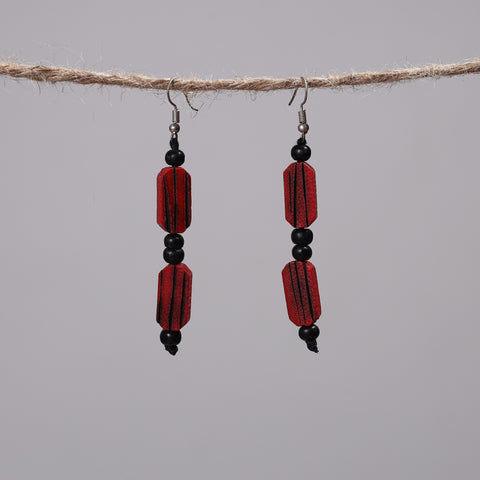 wooden earrings