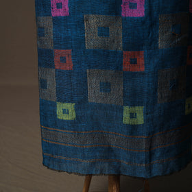 Handwoven Phulia Jamdani Pure Linen 2pc Unstitched Dress Material Kurta Set 03