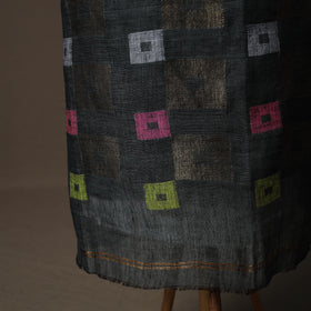 Handwoven Phulia Jamdani Pure Linen 2pc Unstitched Dress Material Kurta Set 02