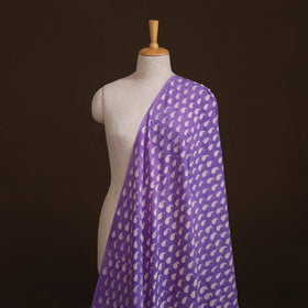 Natural Dyed Dabu Bagru Print Cotton Fabric 07