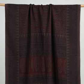 Brown Bagh Hand Block Print Cotton Handloom Towel