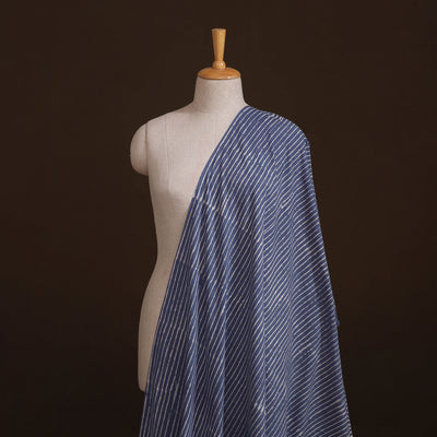 Natural Dyed Dabu Bagru Print Cotton Fabric 06