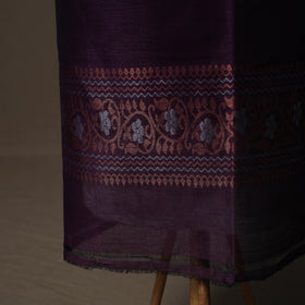Handwoven Phulia Jamdani Pure Linen 2pc Unstitched Dress Material Kurta Set 05