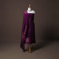 Handwoven Phulia Jamdani Pure Linen 2pc Unstitched Dress Material Kurta Set 07
