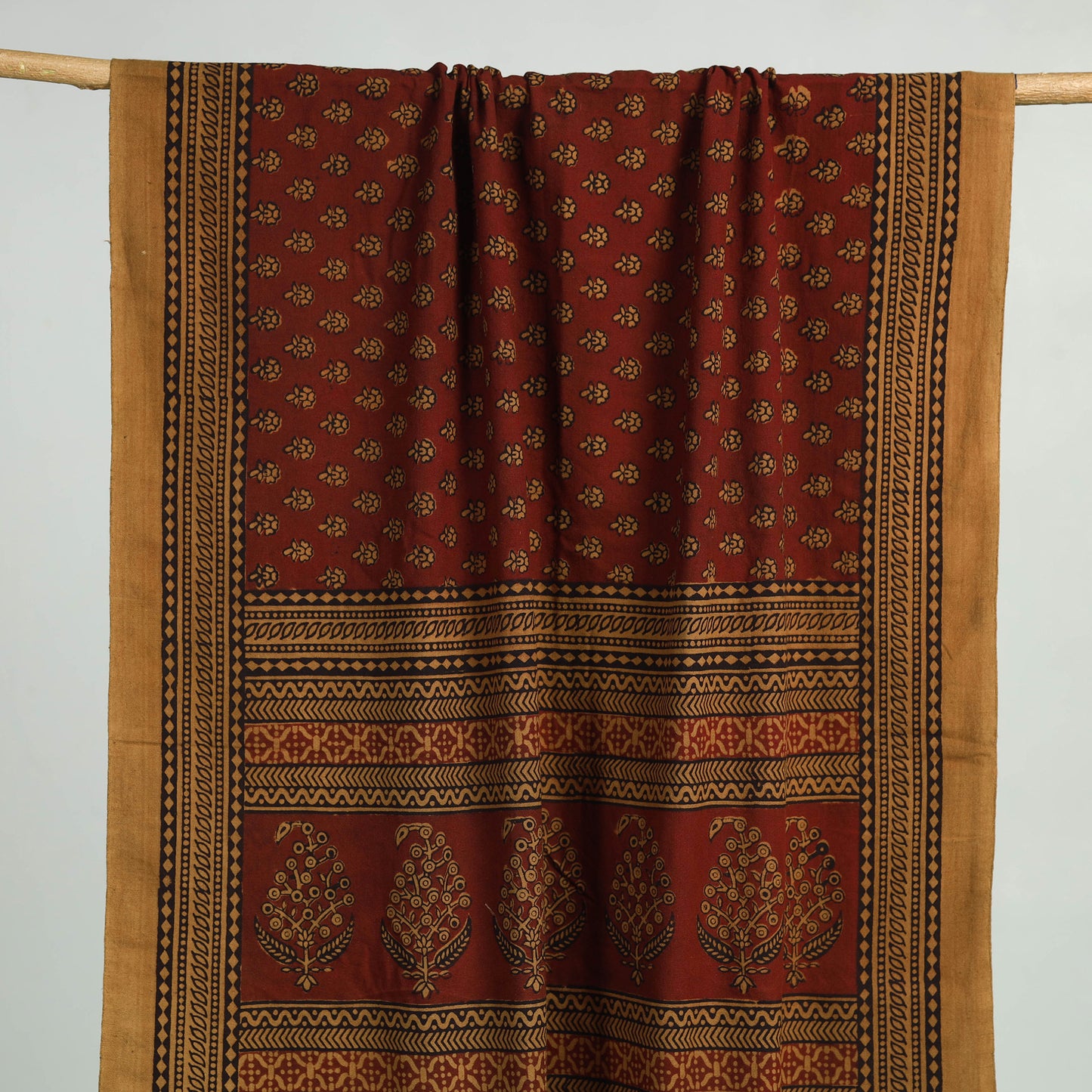 Yellow Bagh Hand Block Print Cotton Handloom Towel
