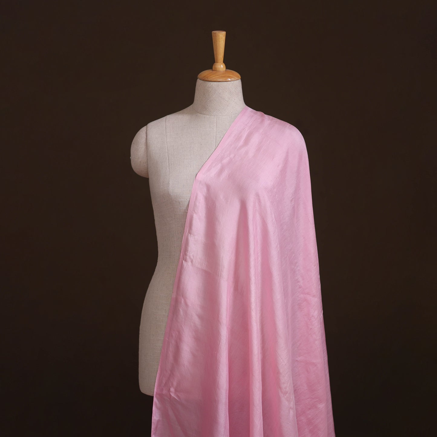Handspun Handloom Mulberry Silk Plain Fabric 09