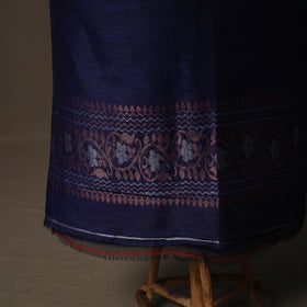 Handwoven Phulia Jamdani Pure Linen 2pc Unstitched Dress Material Kurta Set 09