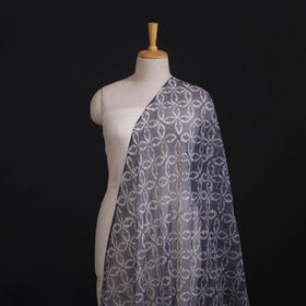 Kota Doria Cotton Fabric in Hand Batik Prints 11