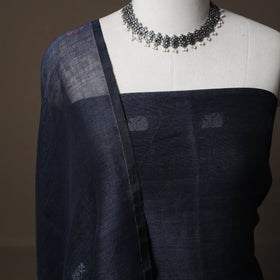 Handwoven Phulia Jamdani Pure Linen 2pc Unstitched Dress Material Kurta Set 11