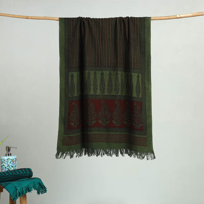 Bagh Hand Block Print Cotton Handloom Towel