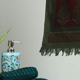 Bagh Hand Block Print Cotton Handloom Towel
