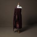 Handwoven Phulia Jamdani Pure Linen 2pc Unstitched Dress Material Kurta Set 12