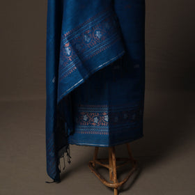 Handwoven Phulia Jamdani Pure Linen 2pc Unstitched Dress Material Kurta Set 13
