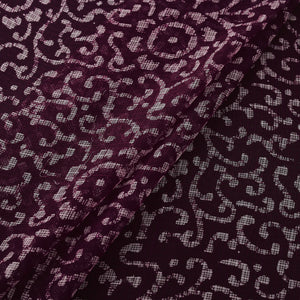 Kota Doria Cotton Fabric in Hand Batik Prints 12