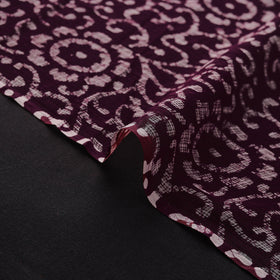 Kota Doria Cotton Fabric in Hand Batik Prints 12